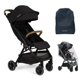 Nuna TRVL Compact Stroller - Caviar (2023)