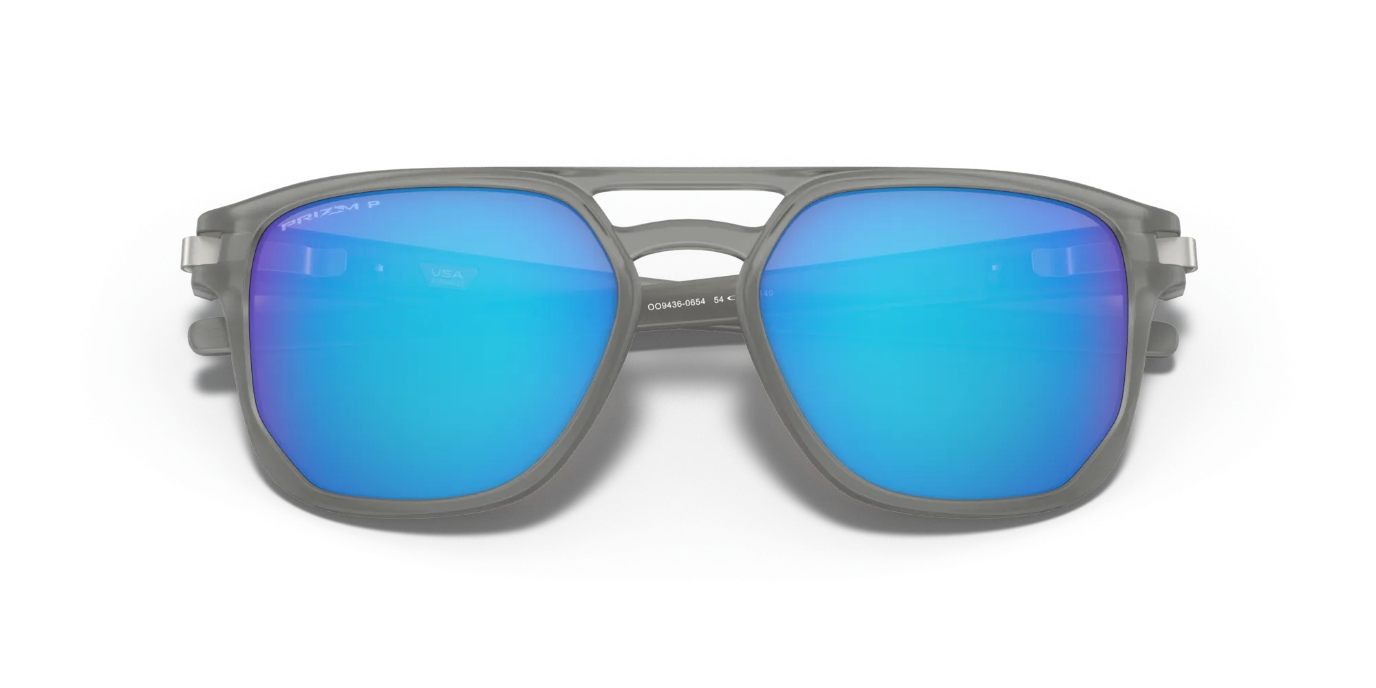 Oakley Latch Beta Prizm Sapphire Polarized Lenses Matte Grey Ink Frame