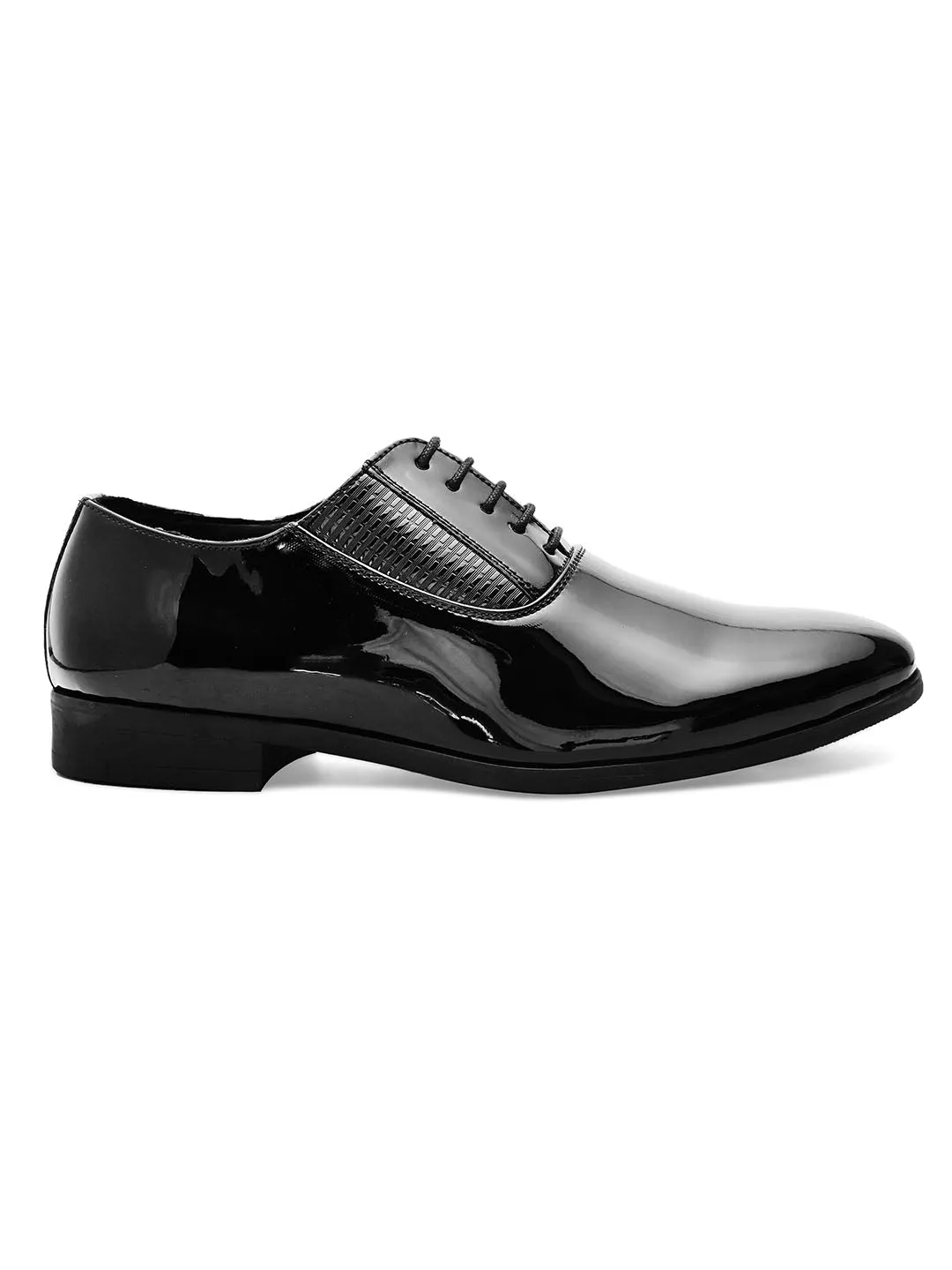 OJ Black Patent Derby Shoes