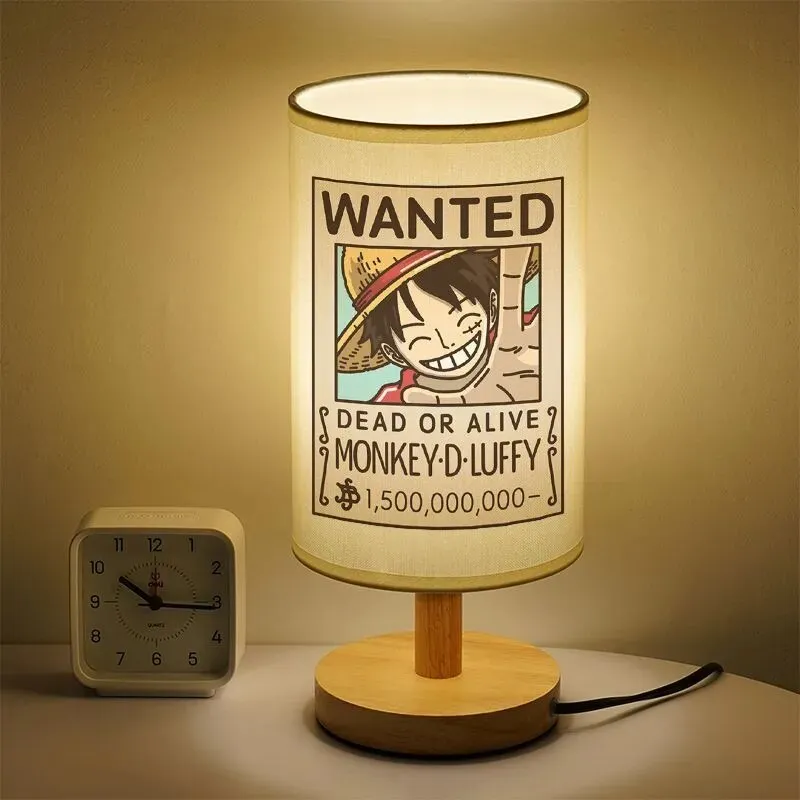 One Piece Surrounding Small Table Lamp Luffy Zoro LED Lamp Japanese Anime Student Eye Protection Warm Lamp