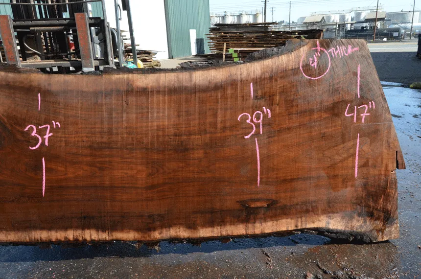 Oregon Black Walnut Slab 040621-02