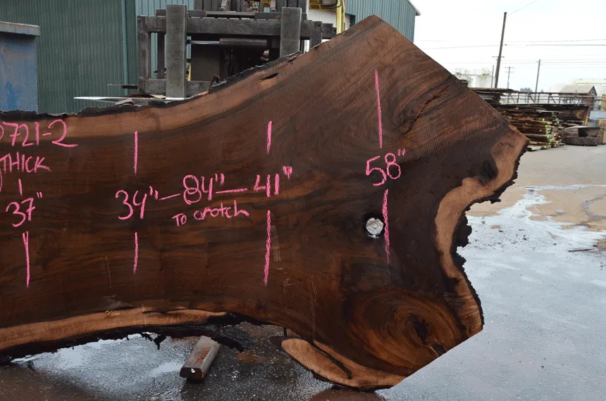 Oregon Black Walnut Slab 040721-02