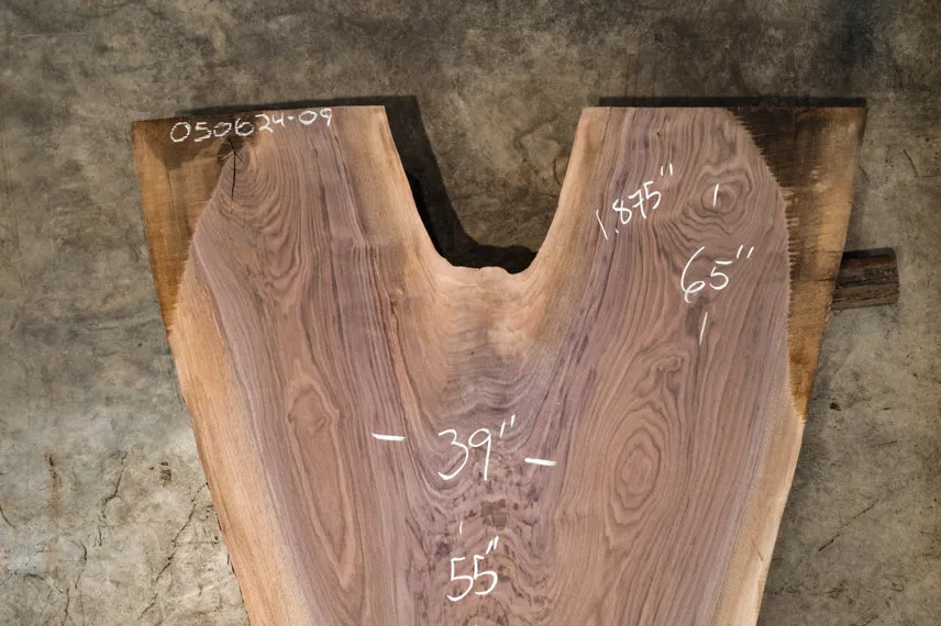 Oregon Black Walnut Slab 050624-9