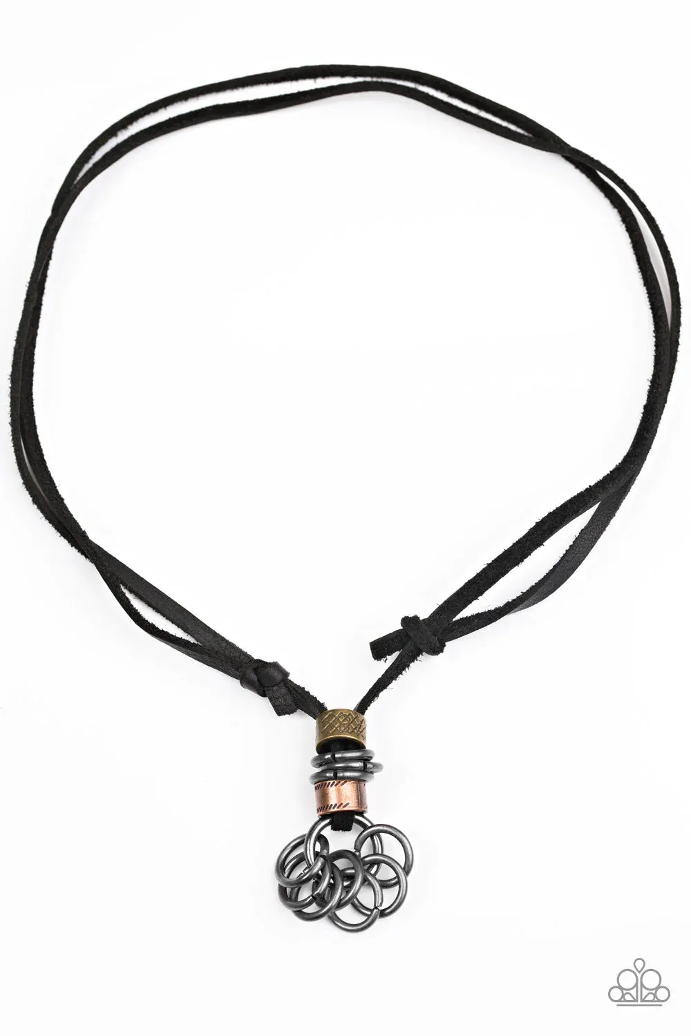 Paparazzi Accessories  - RingMaster #M12 Peg - Black Urban Necklace