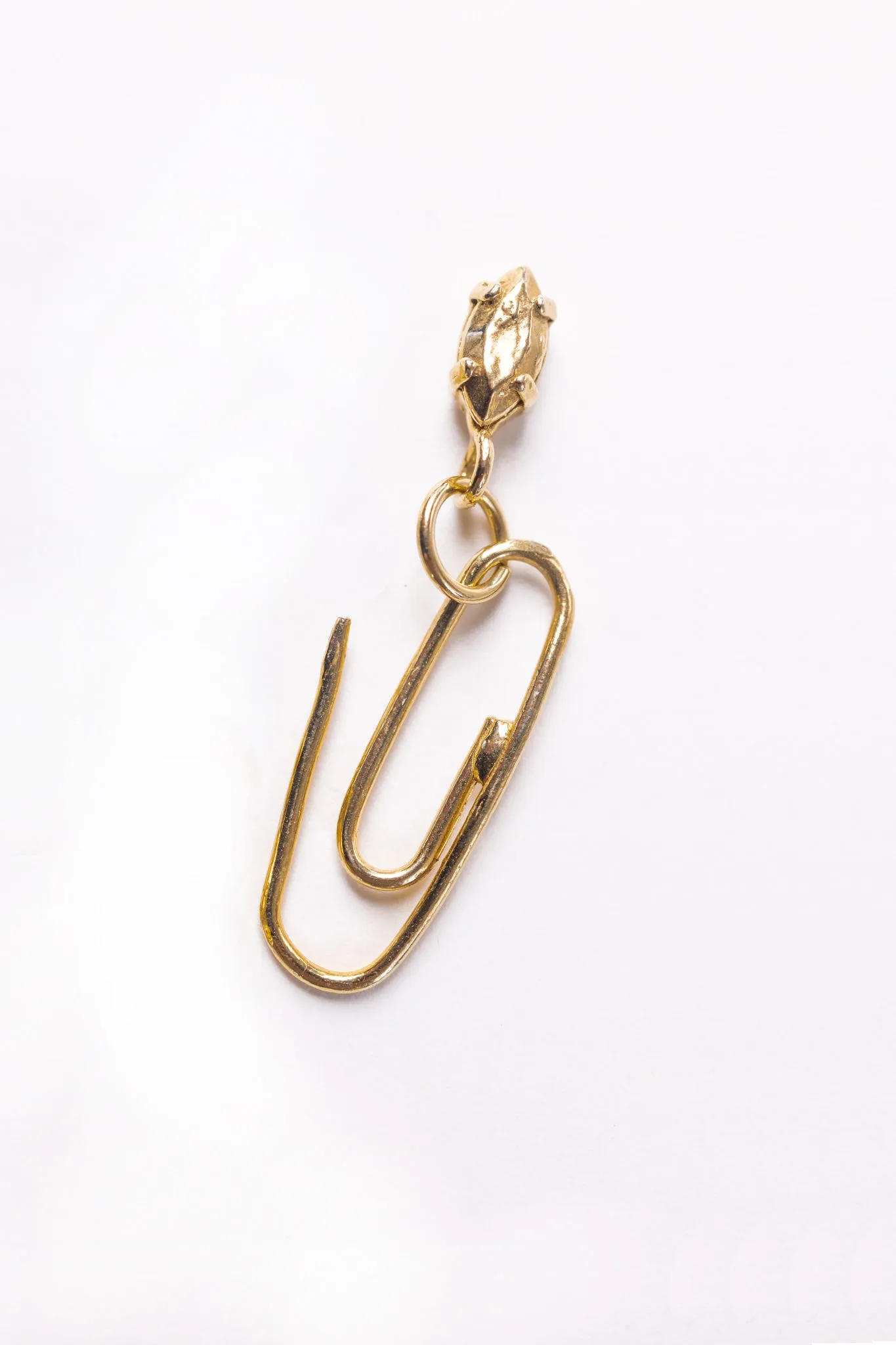 Paperclip Earring | Gold