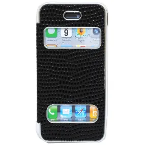 Pati Black PVC Smartphone Case For iPhone 5