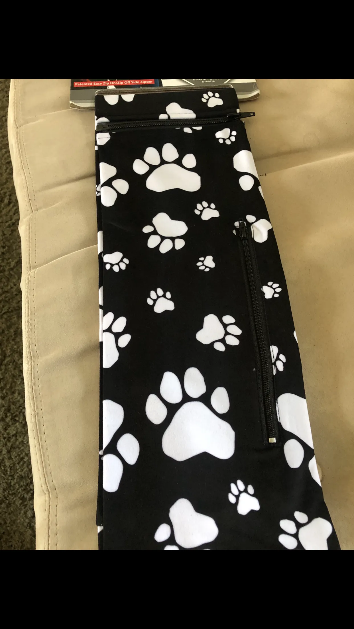 Paw Prints Black & White