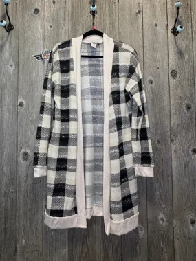 Plaid Cardigan