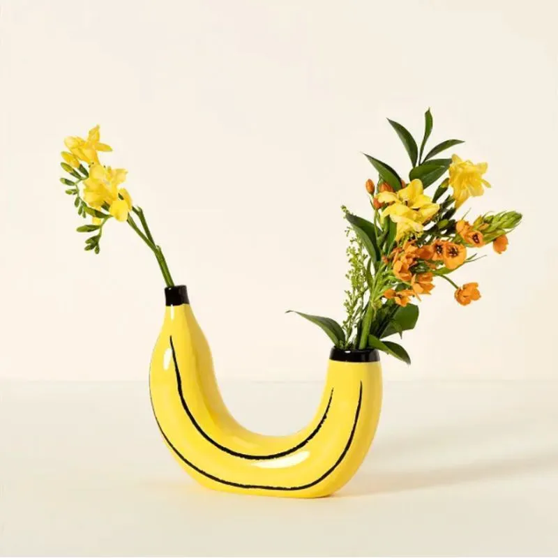 Playful Banana Vase