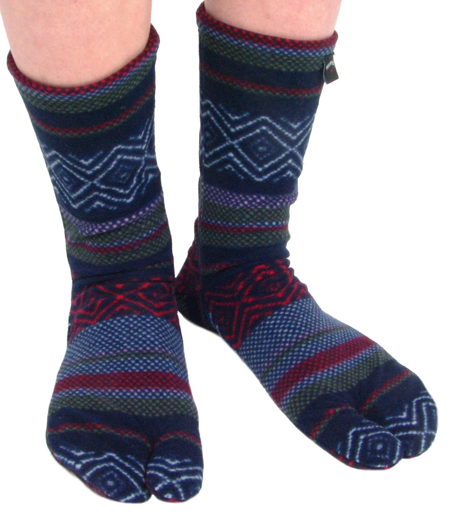 Polar Feet Fleece Tabi Socks - Nordic