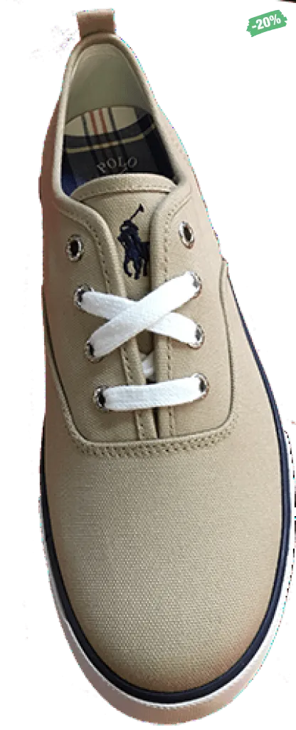 POLO RALPH LAUREN  •Marinas• Canvas Sneaker -Fits Women or Youth