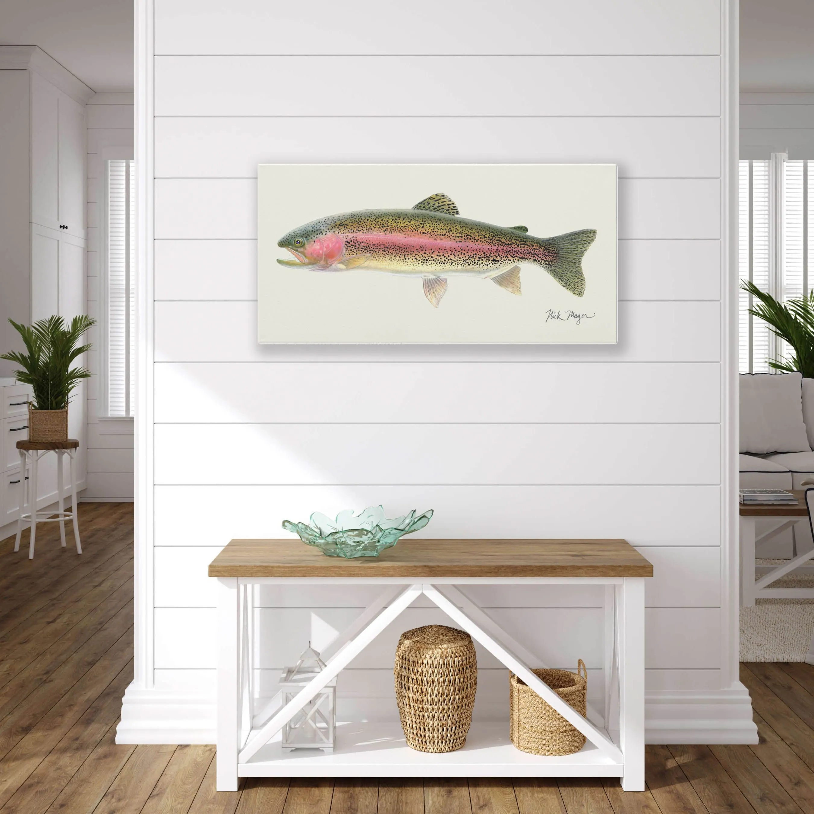 Rainbow Trout Canvas Print