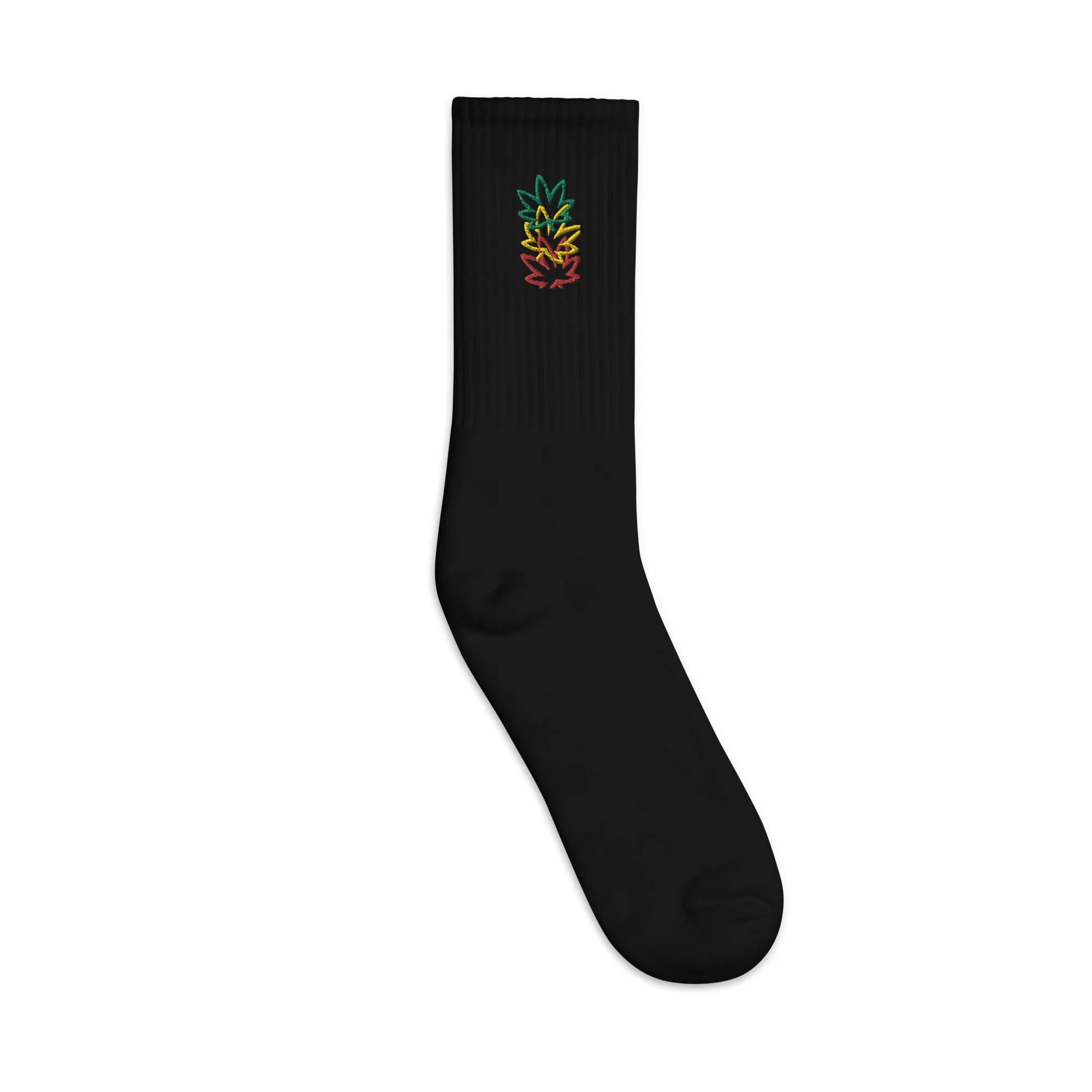 Ras Color Embroidered socks