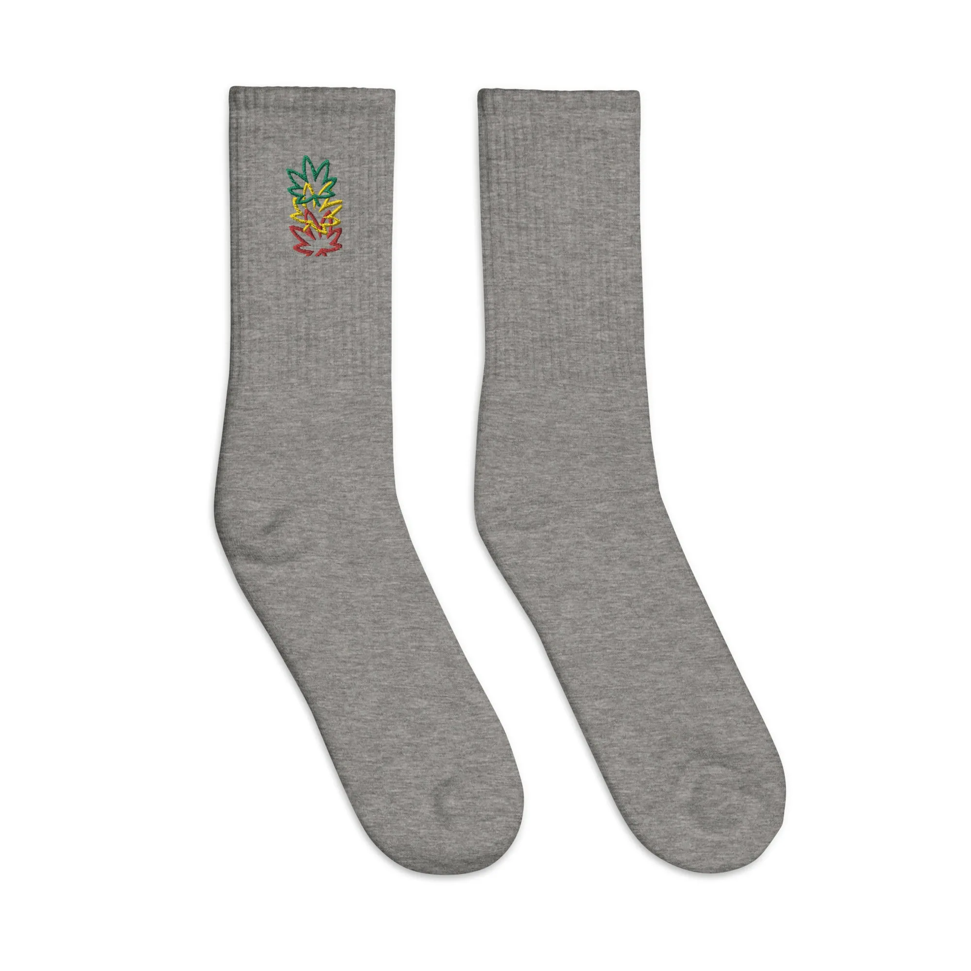 Ras Color Embroidered socks