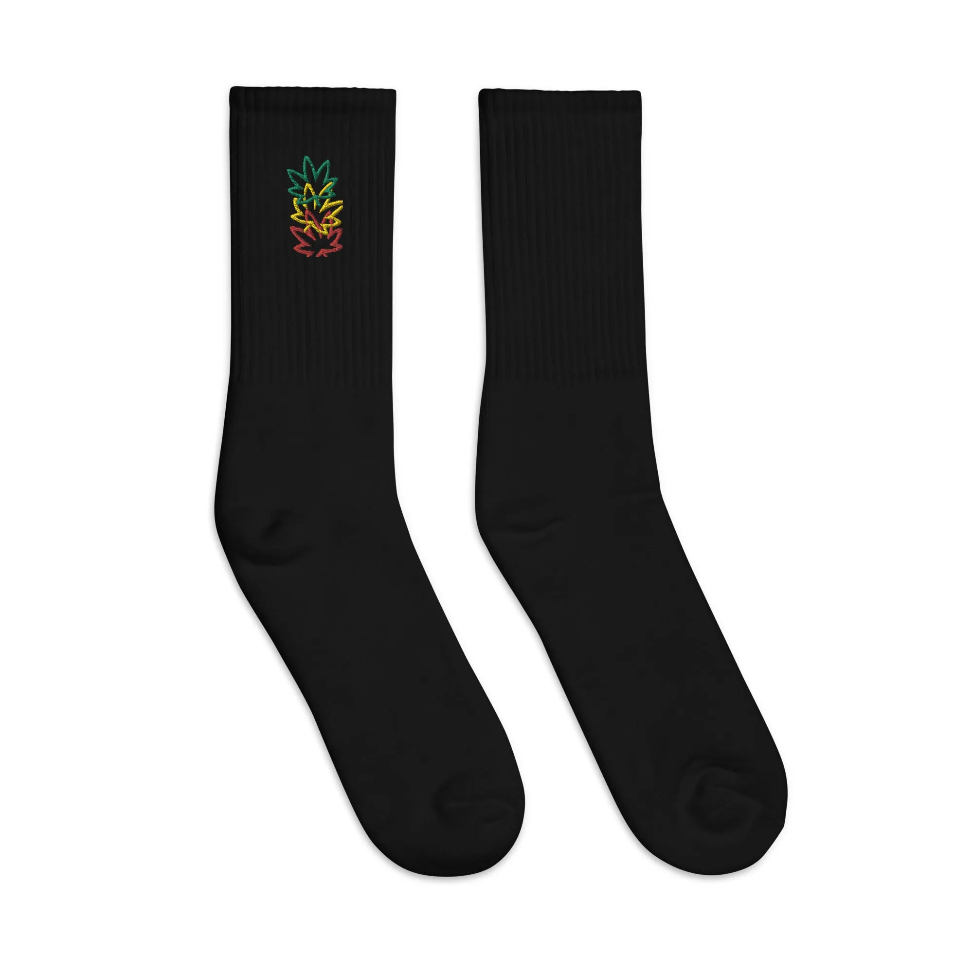 Ras Color Embroidered socks