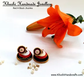 Red N Black Jhumka