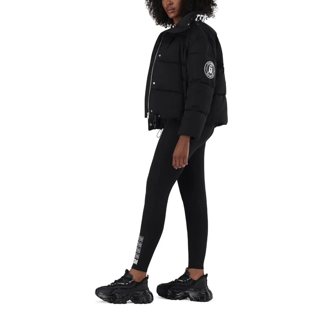 REMI BLACK CROPPED PUFFER