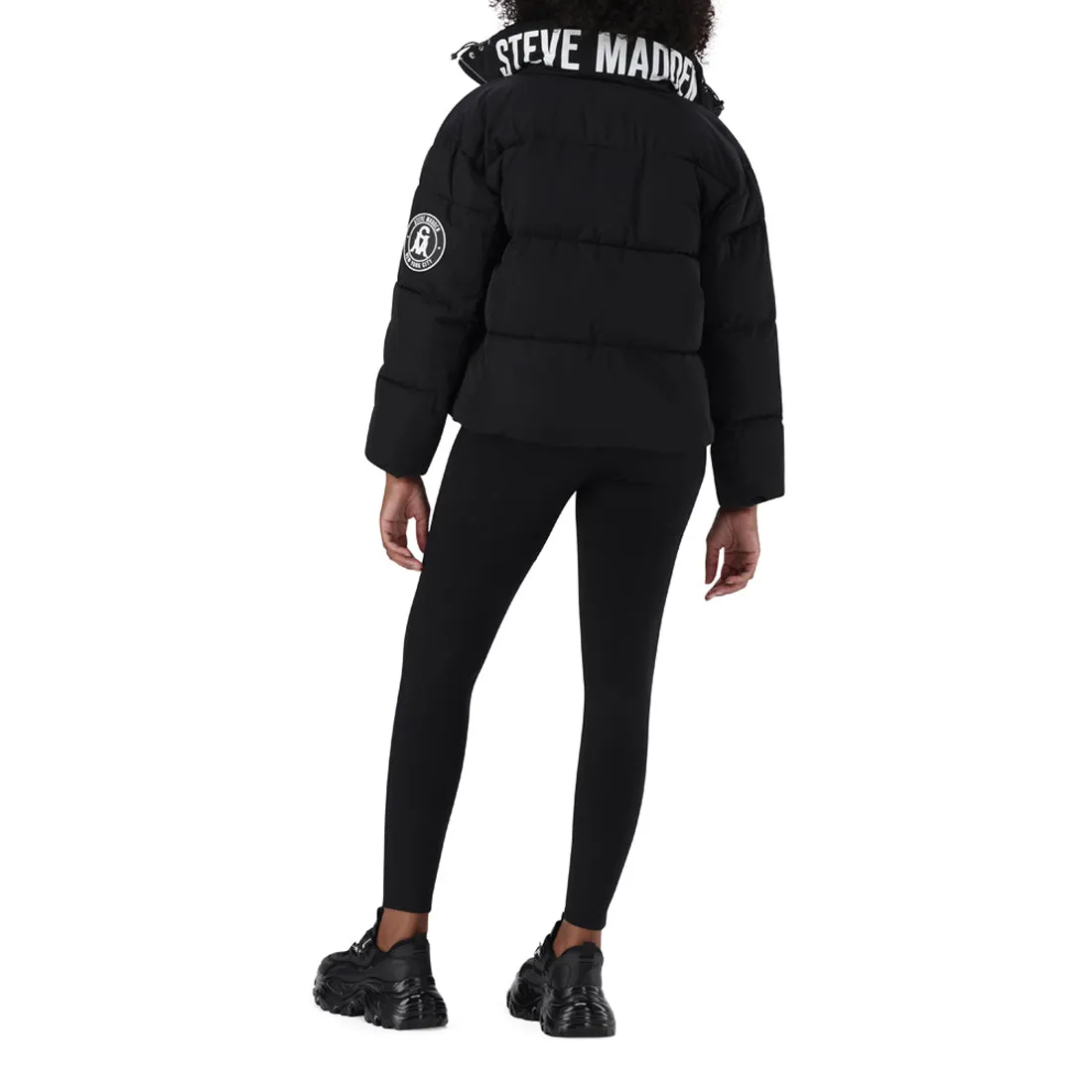 REMI BLACK CROPPED PUFFER