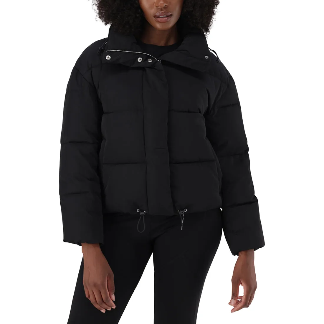 REMI BLACK CROPPED PUFFER