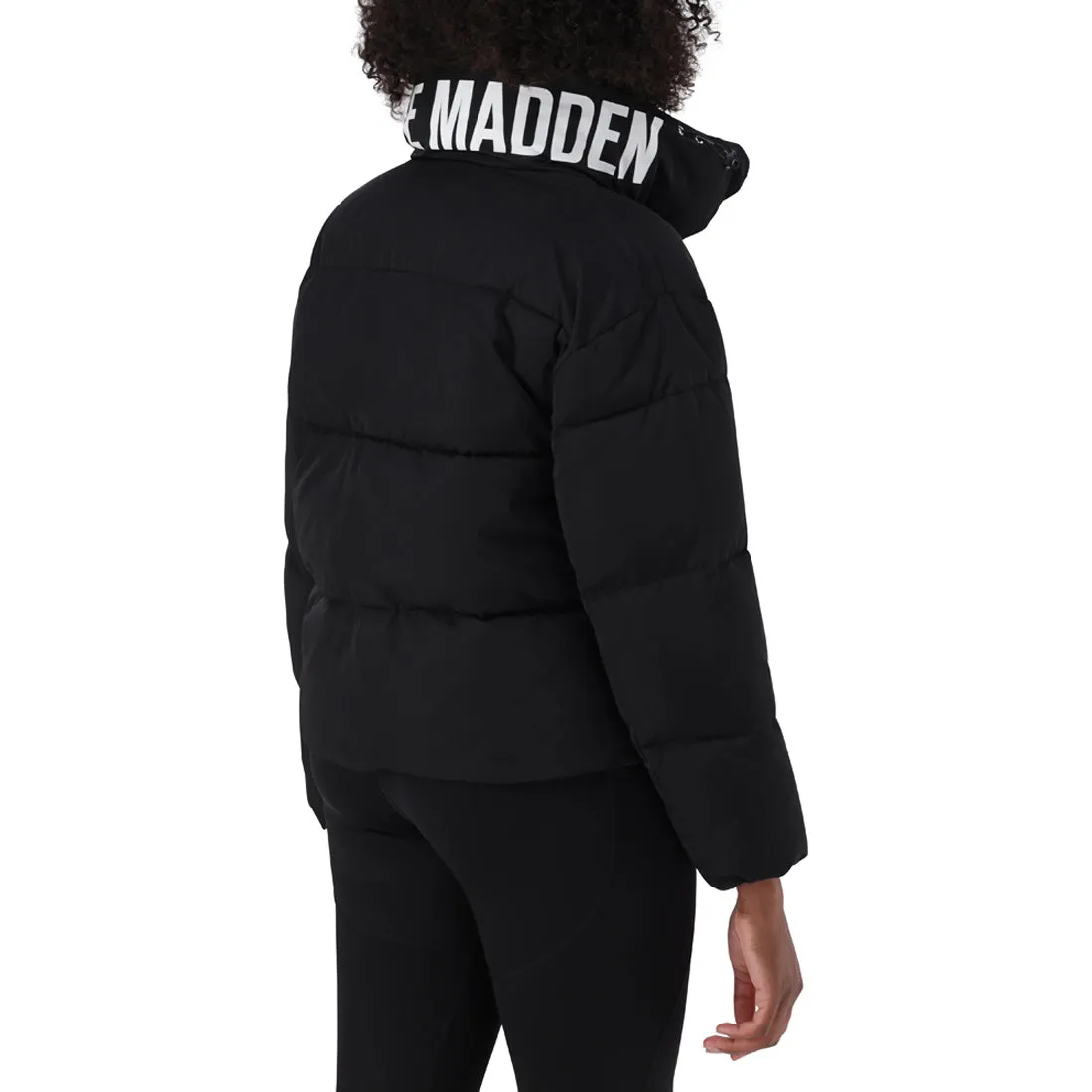 REMI BLACK CROPPED PUFFER