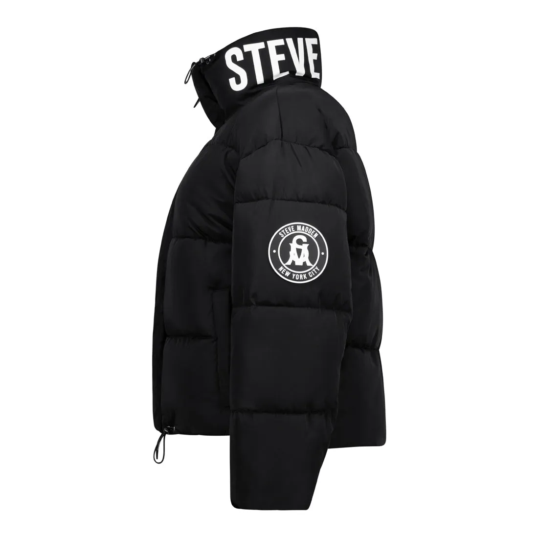 REMI BLACK CROPPED PUFFER