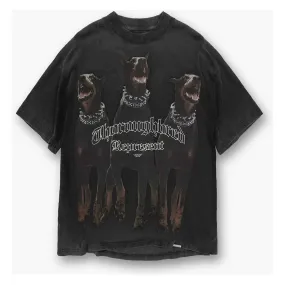 Represent Thoroughbred Tee Vintage Black