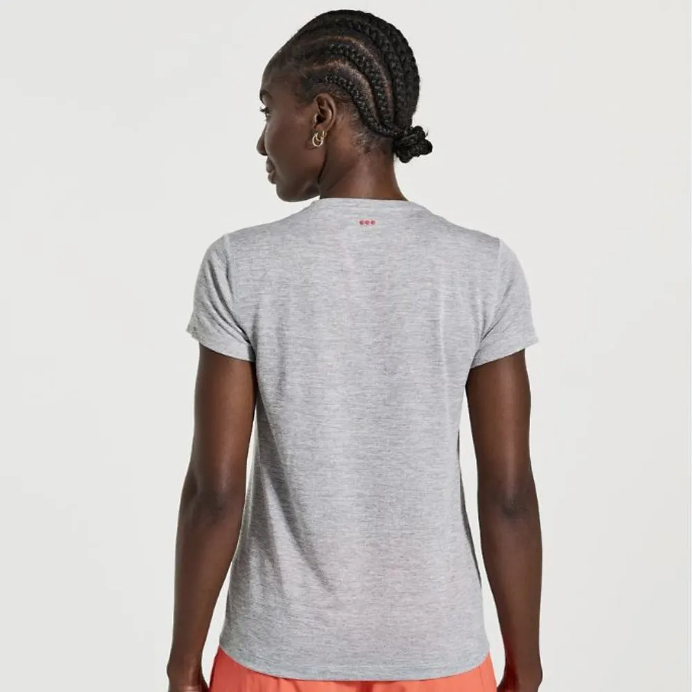 Saucony Women's Re-Imagined Stopwatch Short Sleeve