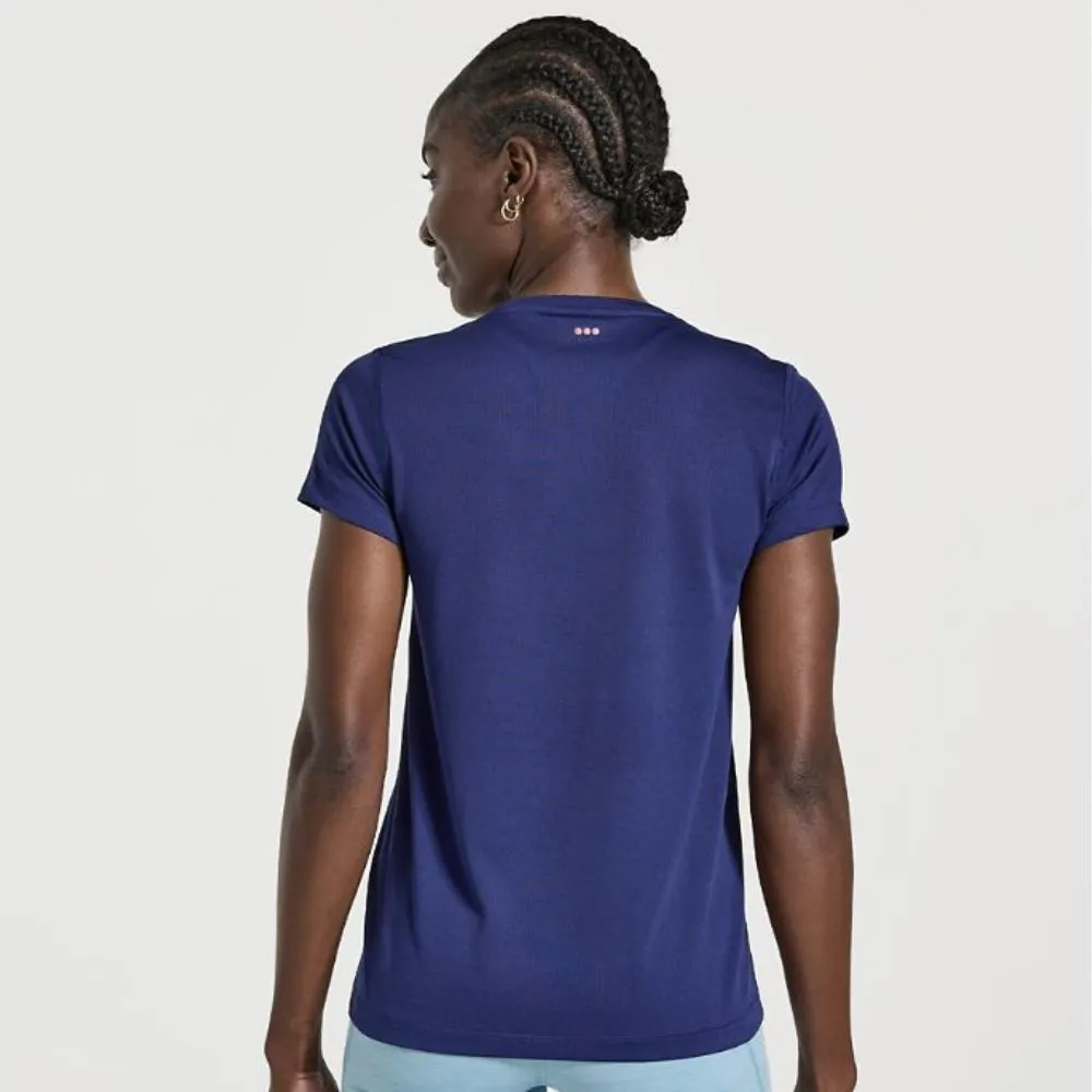 Saucony Women's Re-Imagined Stopwatch Short Sleeve