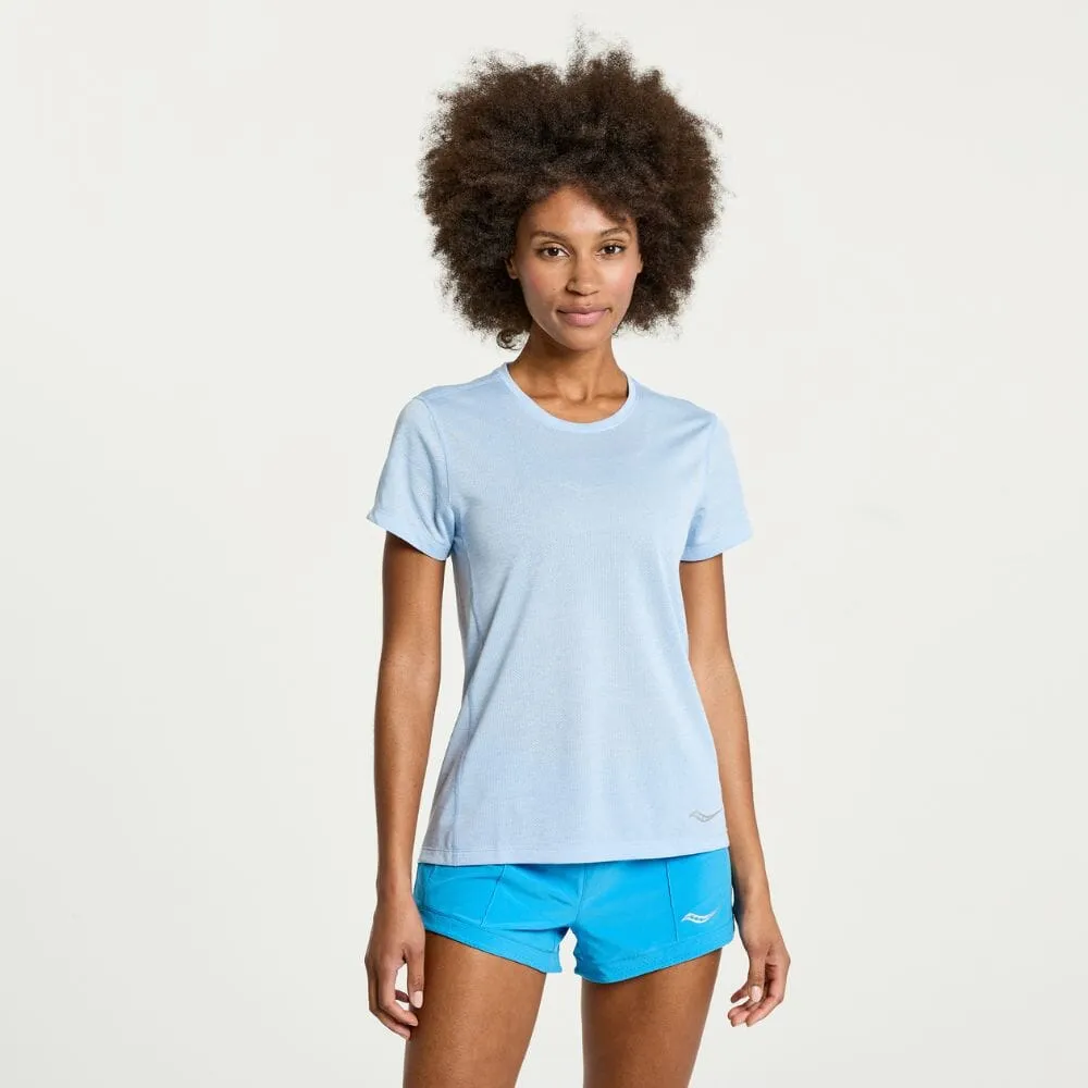 Saucony Women's Re-Imagined Stopwatch Short Sleeve