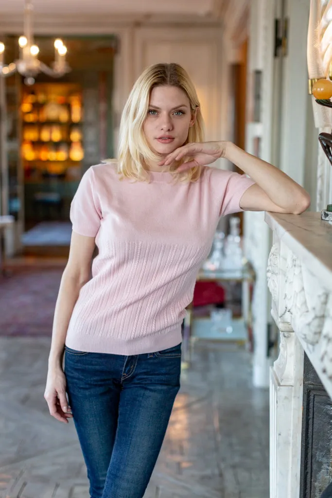 Slim Cable-Knit Top