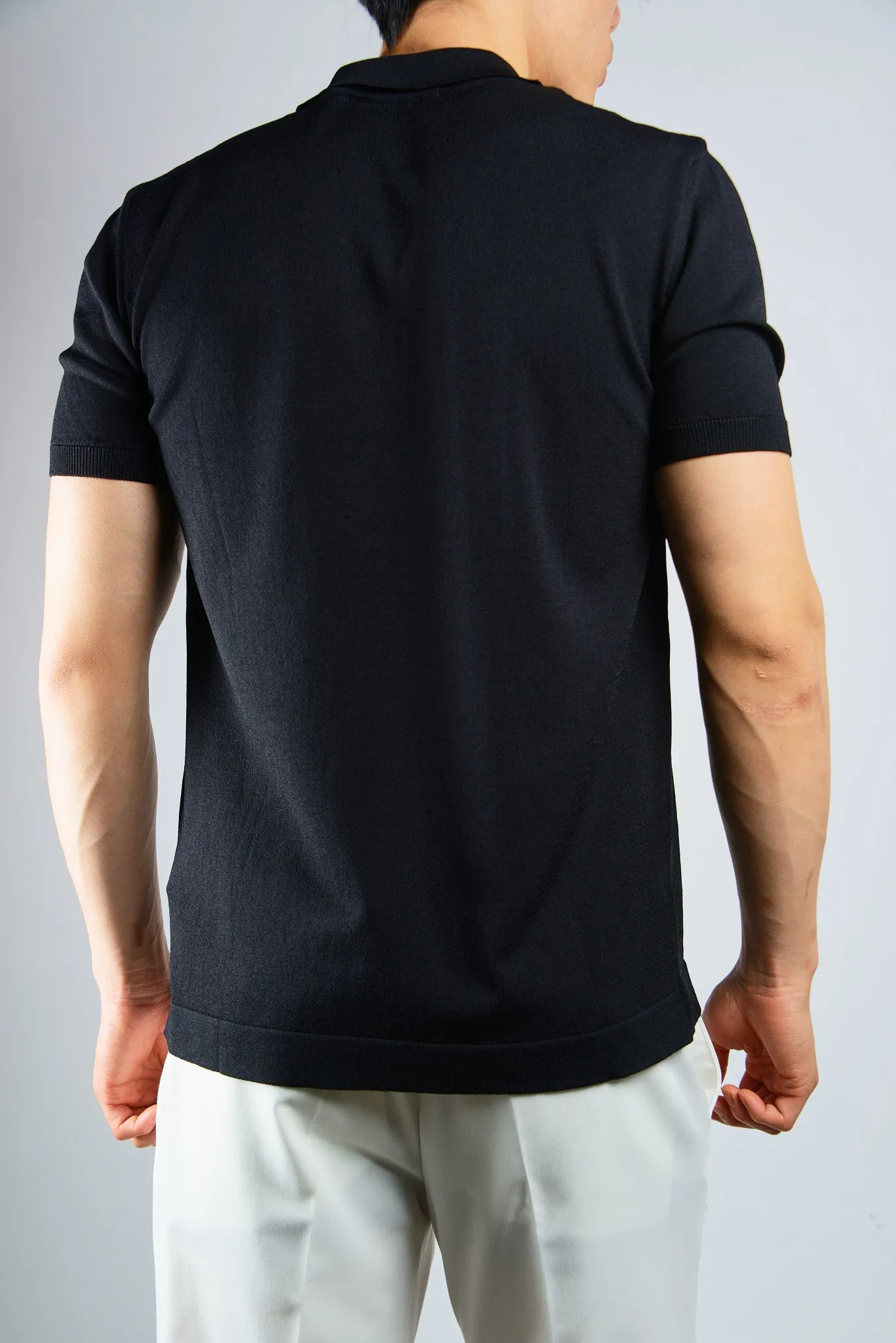 S/S Textured Modern Polo