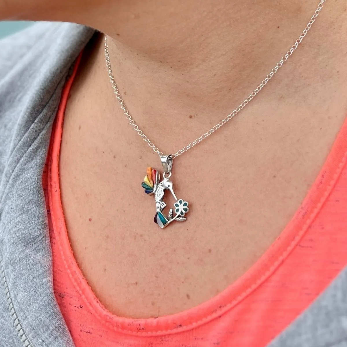 The Lightness of Being Hummingbird Necklace