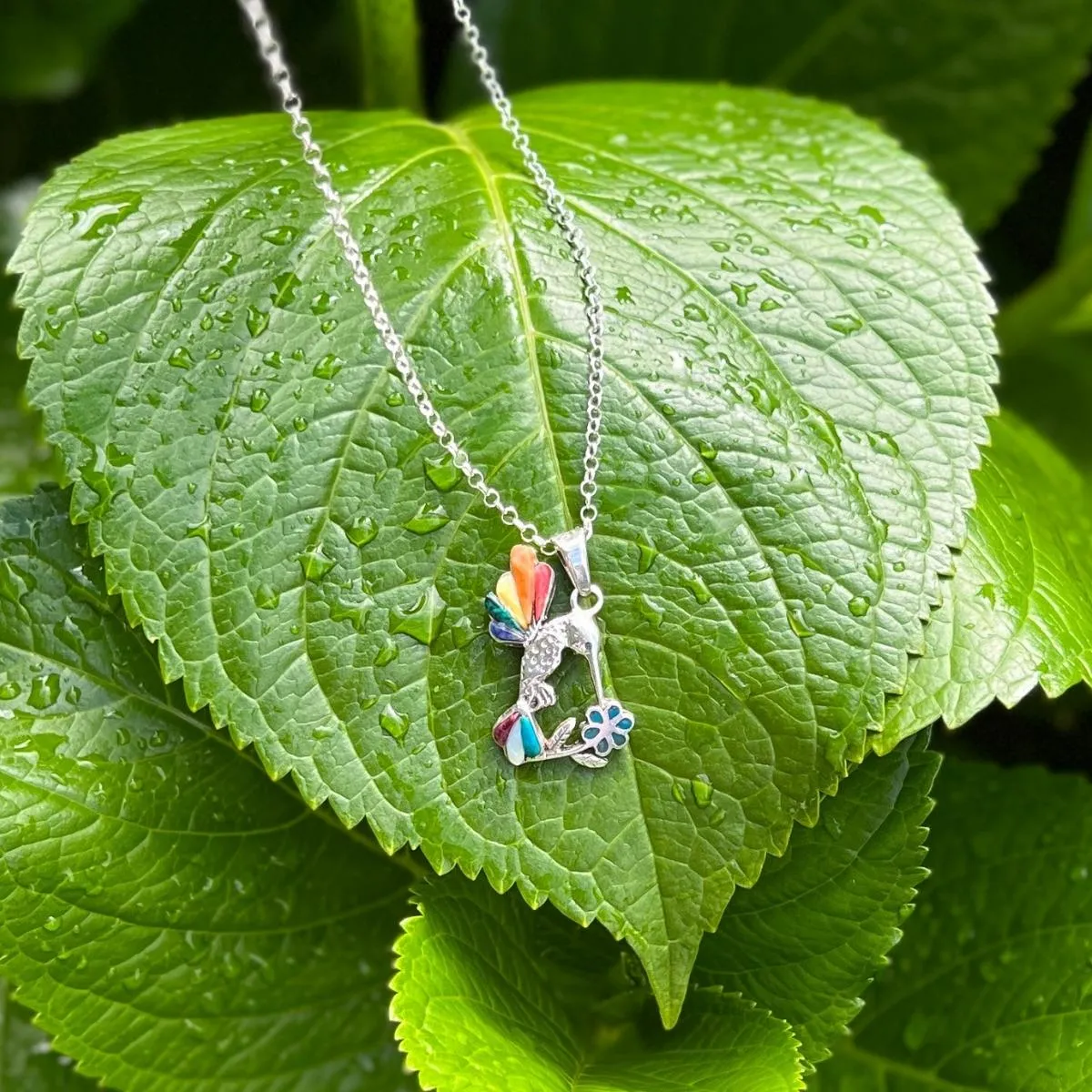 The Lightness of Being Hummingbird Necklace