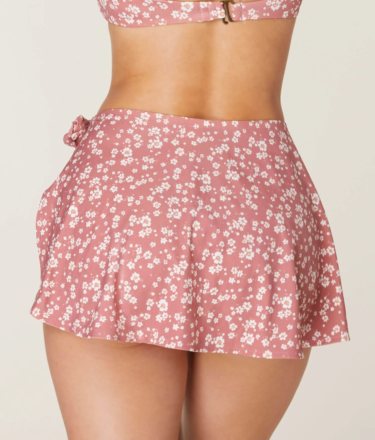 The Sarong - Eco Nylon - Ditsy Floral Rose