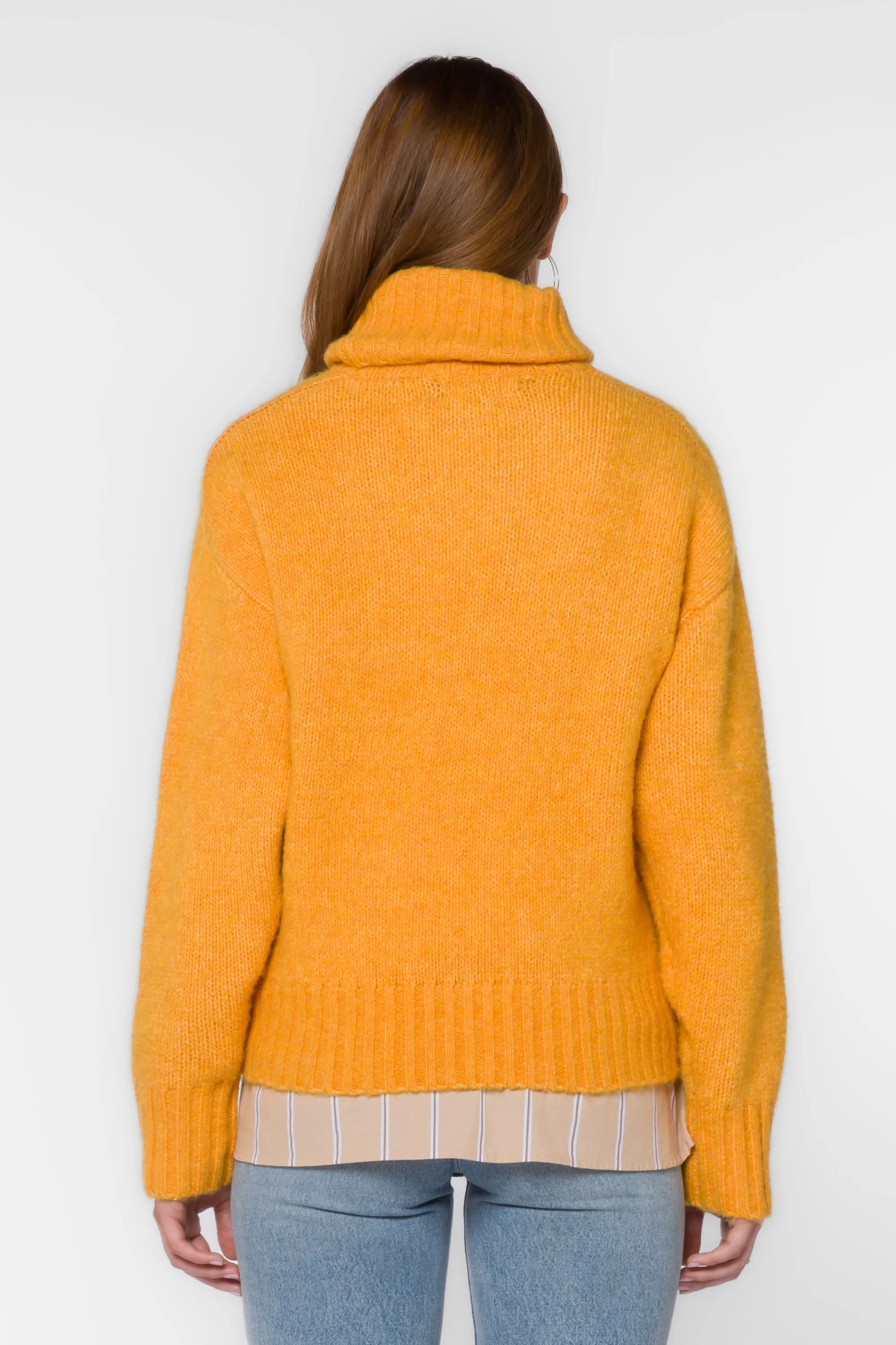 Tillie Marled Orange Sweater