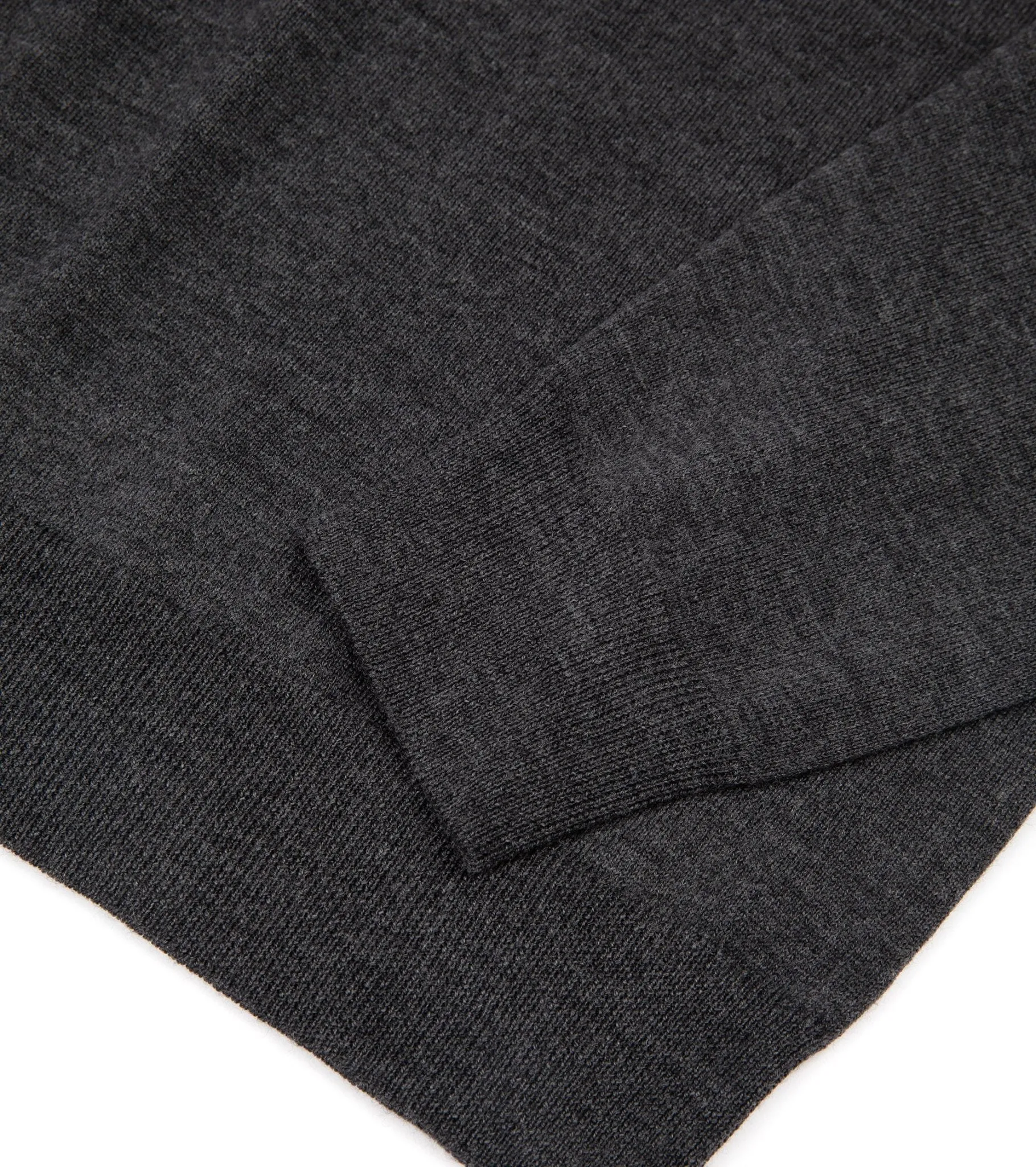 Trunk Trebeck Merino Half Zip Sweater: Charcoal