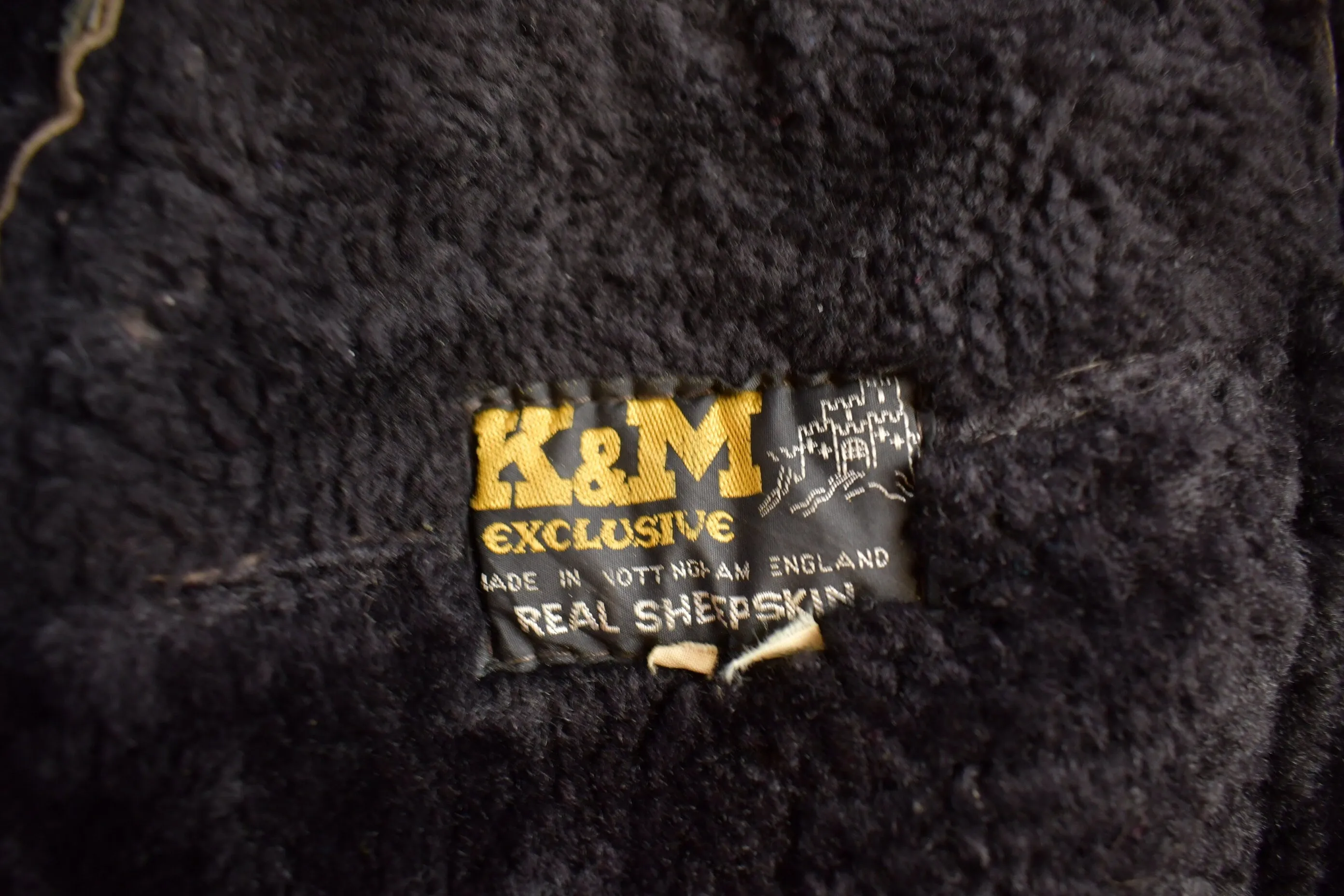 Vintage 1970s K&M Exclusive Sheepskin Fur Coat / Winter Outerwear / Streetwear / Full Length / Made In England / True Vintage