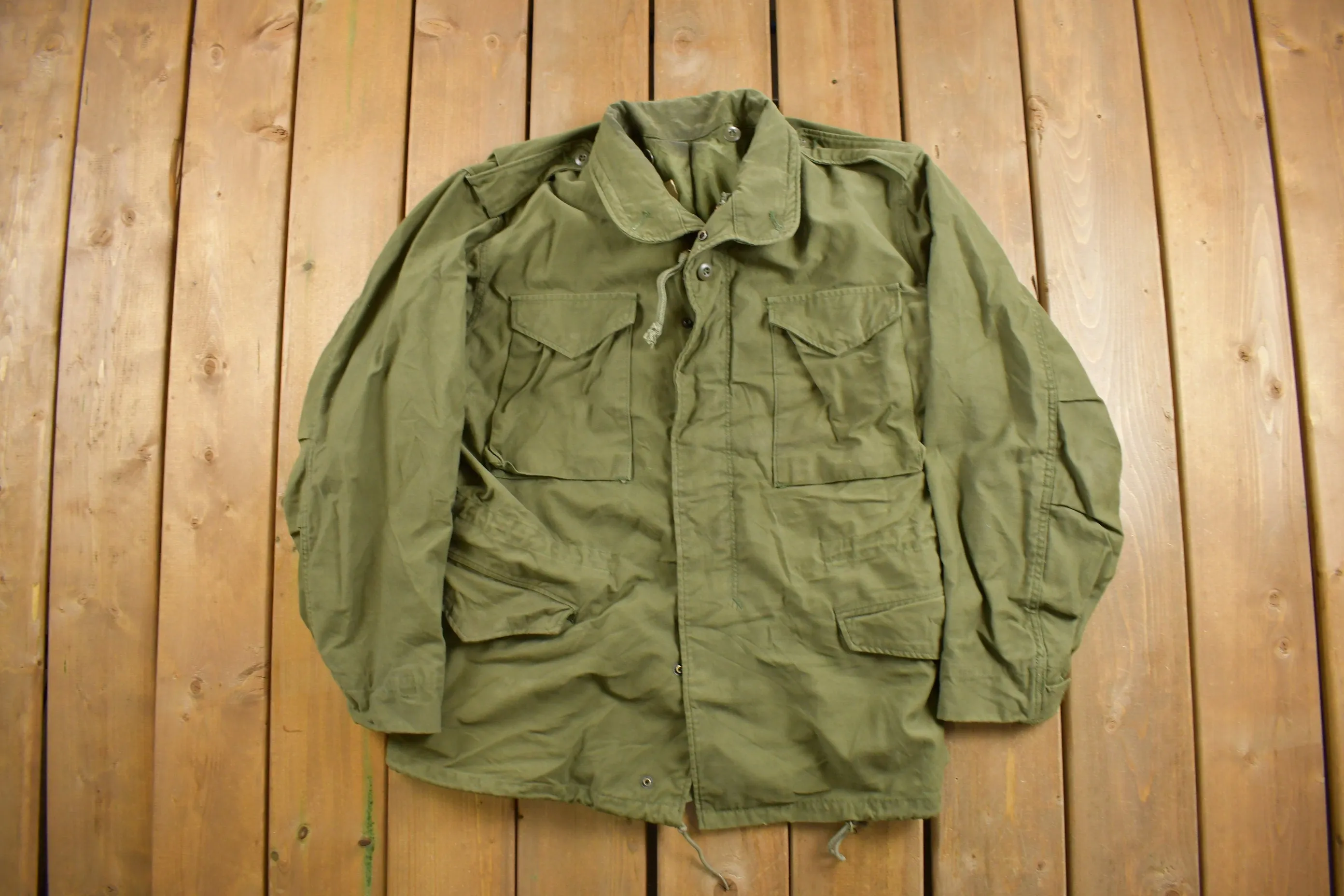 Vintage 1979 US Army Military Field Jacket / Button Up Jacket / US Army Green / Vintage Army / Militaria / Army Jacket / True Vintage / 70s