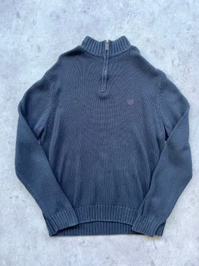 Vintage 90's Chaps Ralph Lauren 1/4 Zip Knit Sweater (L)