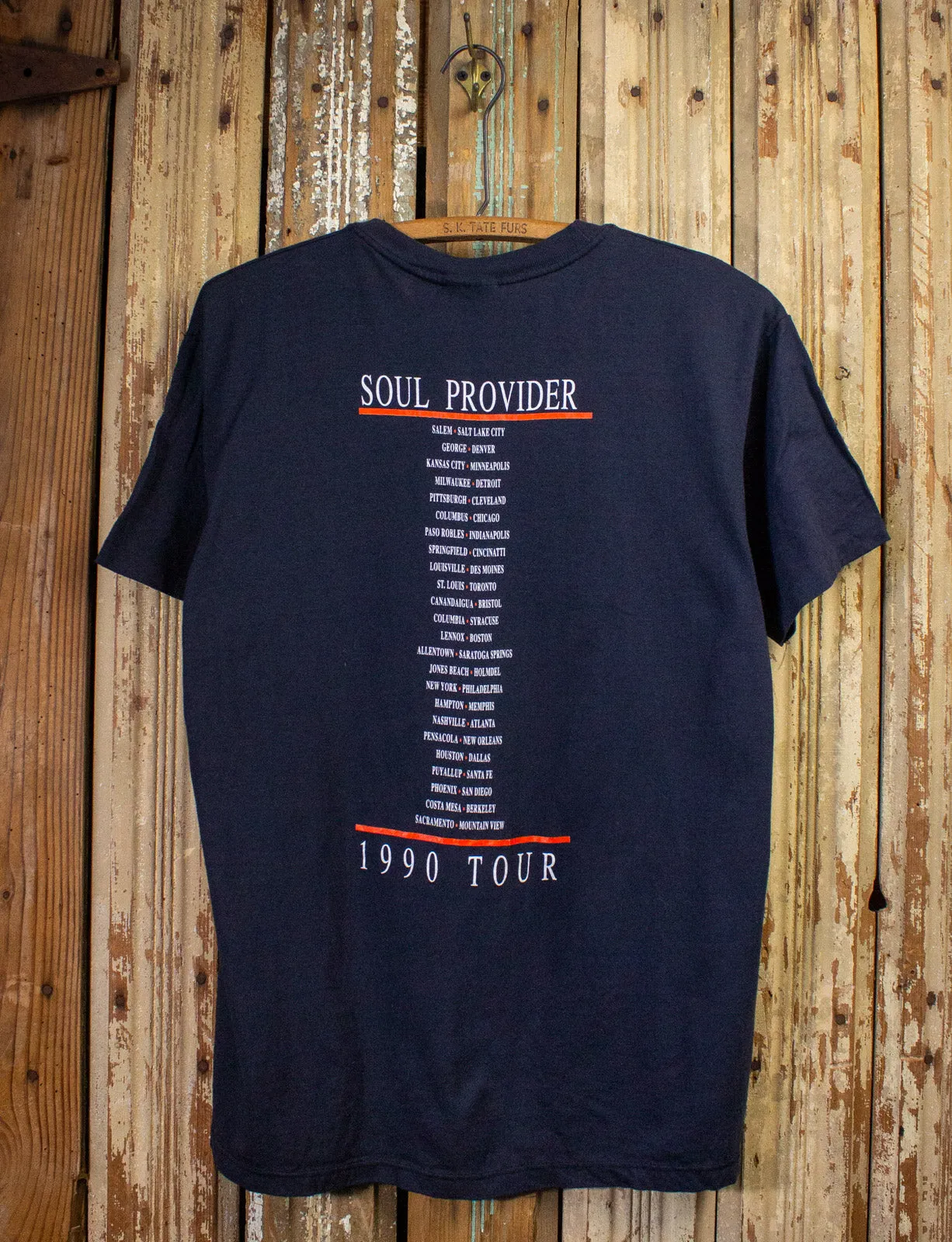 Vintage Michael Bolton Soul Provider Concert T Shirt 1990 Black Medium