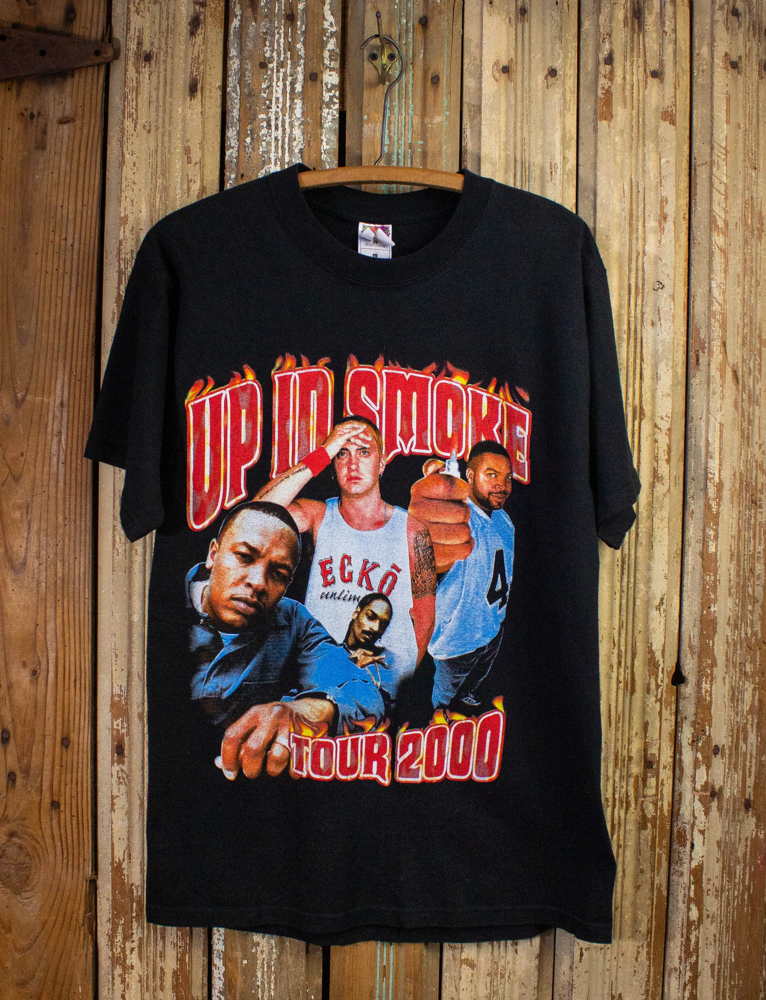 Vintage Up In Smoke Tour Rap Tee 2000 Black Large