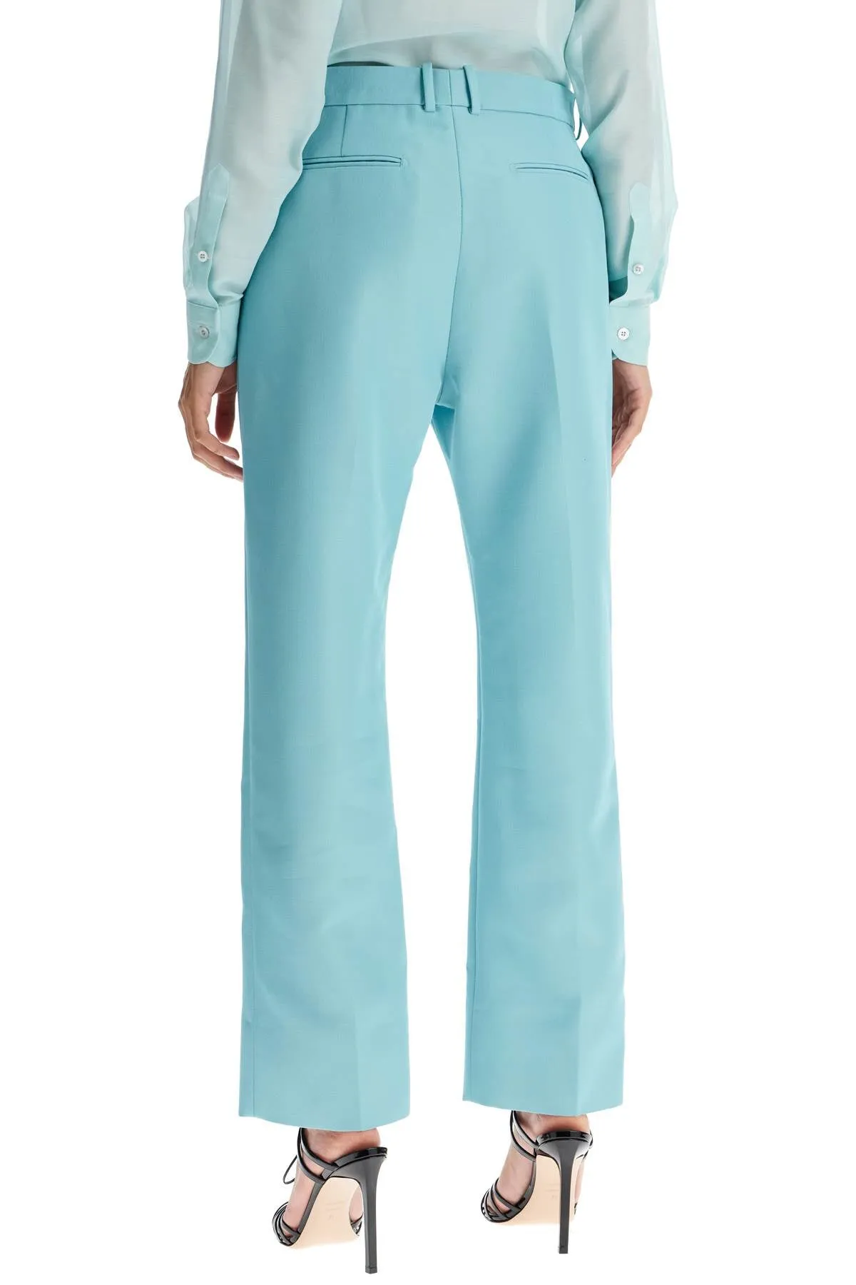 WALLIS CIGARETTE PANTS IN HOPSACK FABRIC