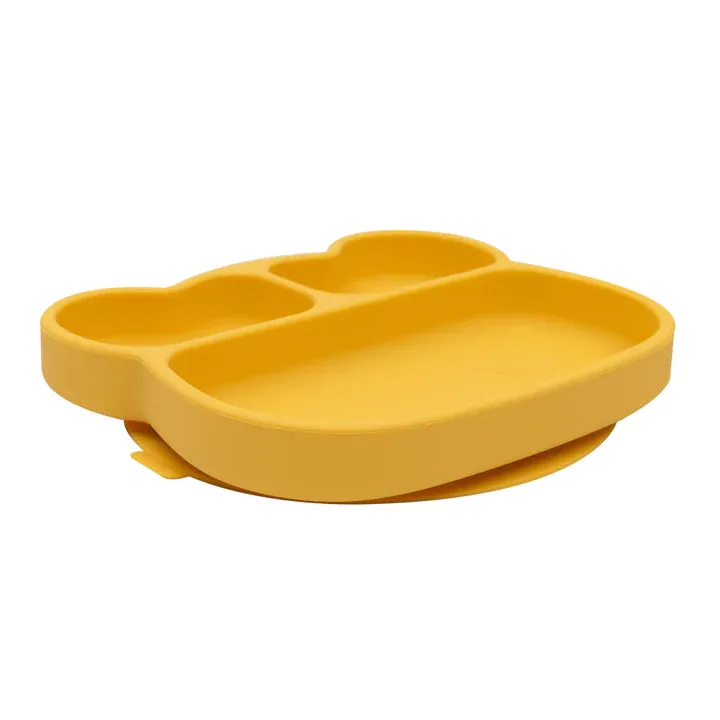 We Might Be Tiny Bear Stickie Plate - Yellow