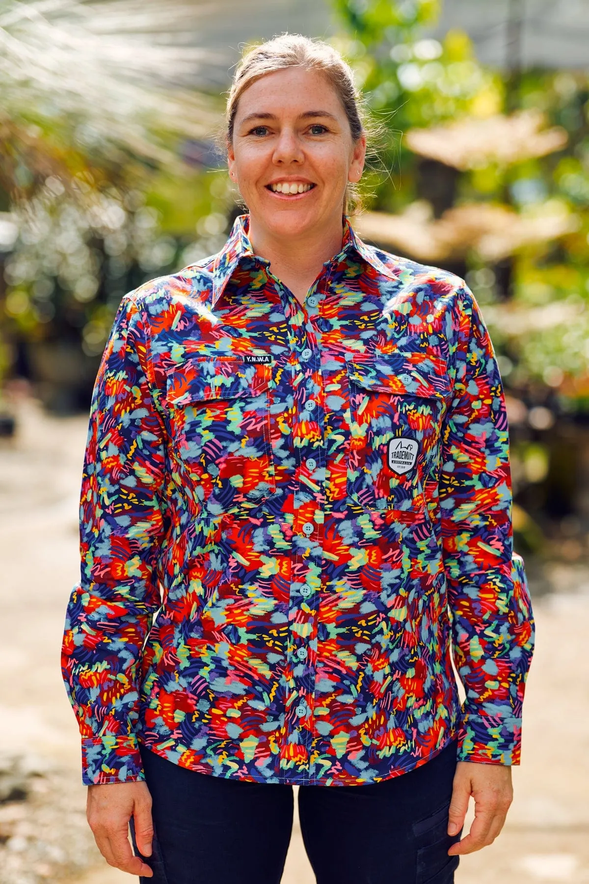 Women's Artsy Fartsy Full Print Workshirt