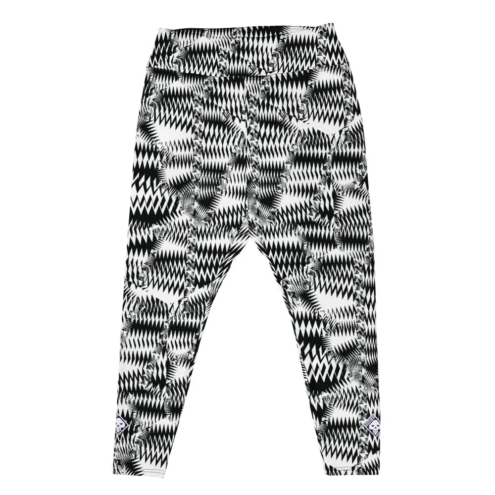 Women's High Waist Plus Size Razzle Dazzle Camouflage Tights