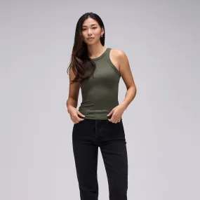 Women's Merino Ribbed Racer Tank