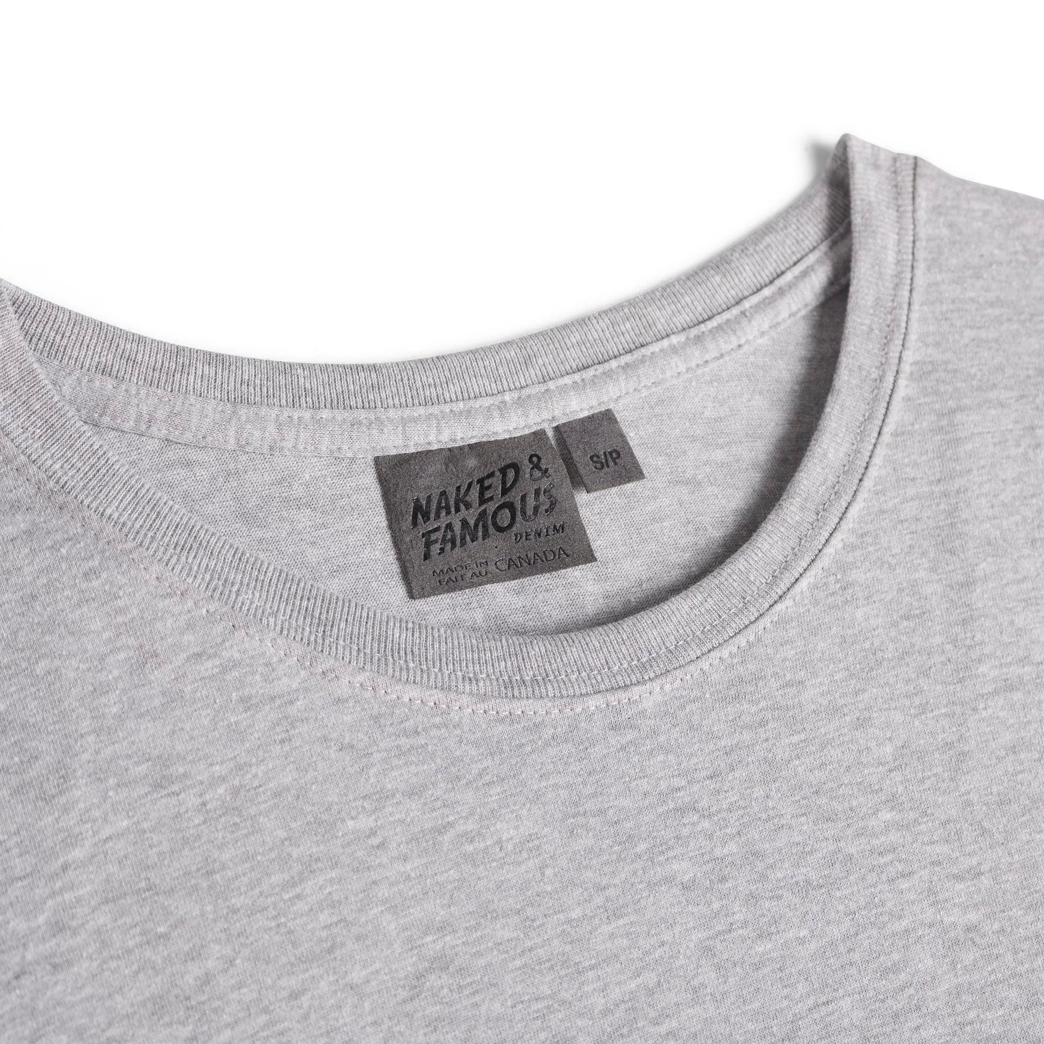 Women's -Circular Knit Ballet Tee - Double Ring-Spun Cotton - Heather Grey