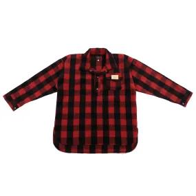 Wool Bush Shirt - Australian Made Rugged Flannel Plaid Shirt