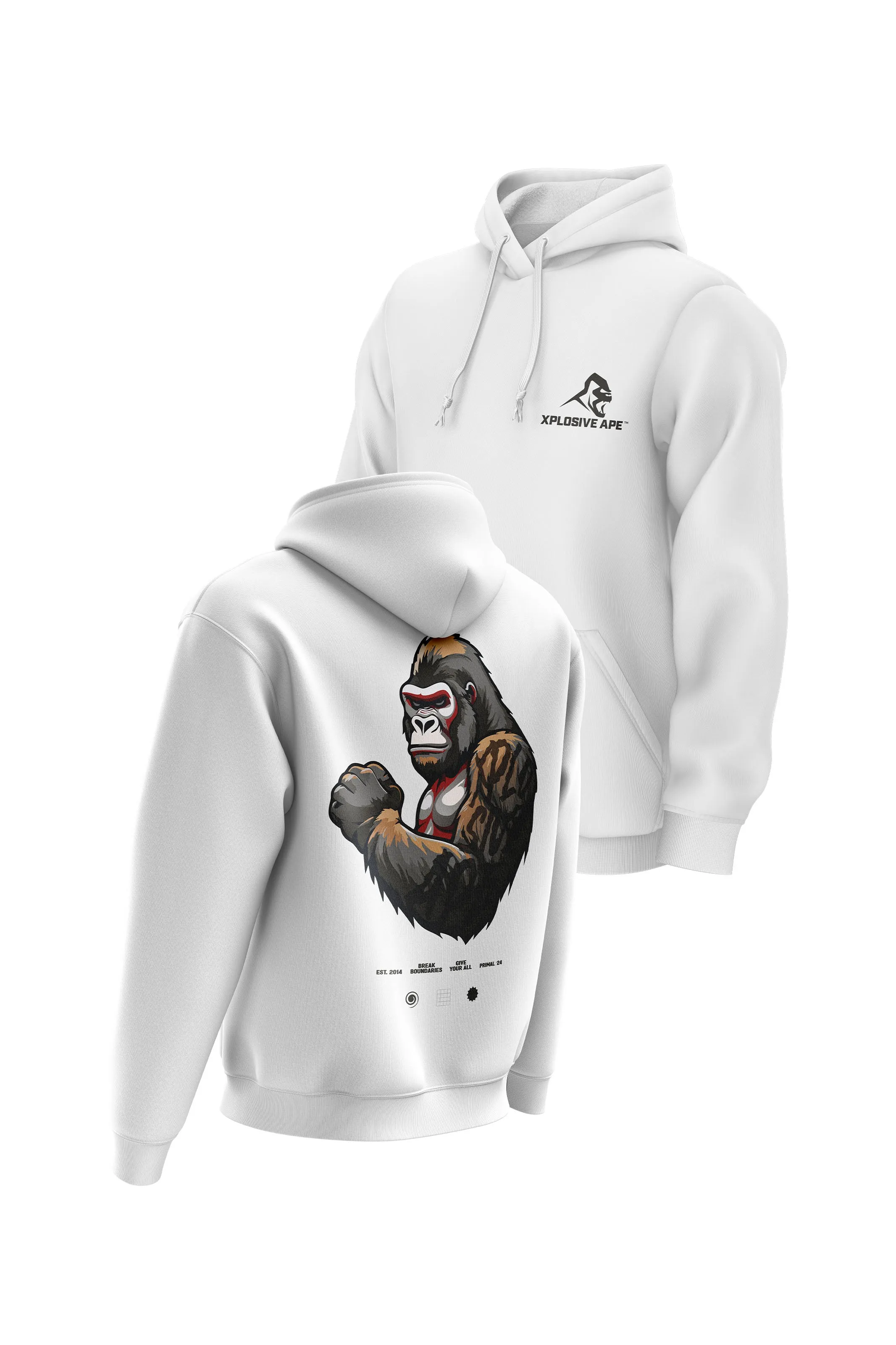 XAPE Powerhouse V3 Hoodie - White